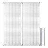 PRO&Family 30" x 72" NSF Chrome 2 Wire Shelf Kit