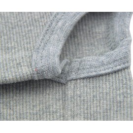 Lovelonglong 2019 Summer Pet Clothing, Dog Clothes Blank T-Shirts Ribbed Tanks Top Thread Vests for Large Medium Small Dogs 100% Cotton Gray S