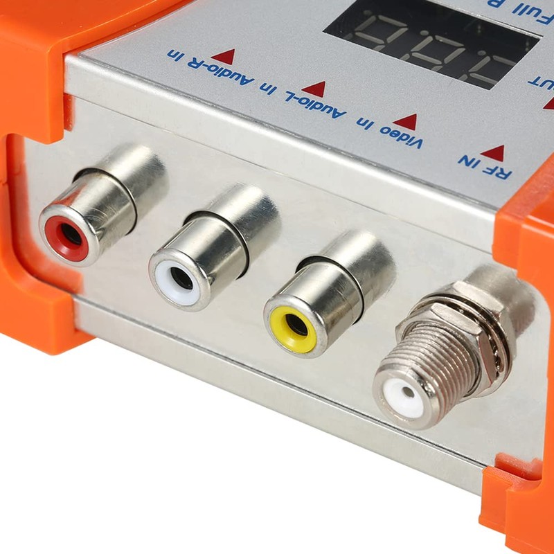 Modulator RF Converter, Weytoll Compact RF Modulator, Audio Video TV