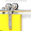 5FT Sliding Barn Door Hardware Kit, Stainless Steel Track for