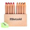 Betzold - Colouring Pencils, 48 Pieces in Wooden Stand, with
