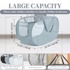 LELE LIFE Reinforced Collapsible Laundry Baskets, 3Pcs High-Strength Mesh Pop