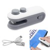 Mini Bag Sealer, Mini Sealing Household Machine, 2 in 1