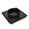 Kair Black Gravity Grille 155mm External Dimension with 100mm -