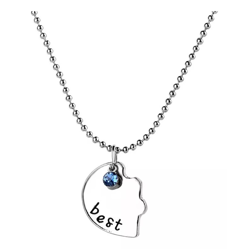 Deluxe 3 Collares Corazón Unido Mejores Amigas Rompecabezas