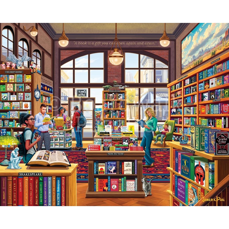 Bookshop by Boardwalk - 500 Piece Jigsaw Puzzle
