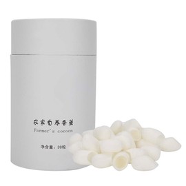 30pcs / Bottle Facial Care Natural Silks Cocoons Blackhead Removal Exfoliating Silkworm Balls