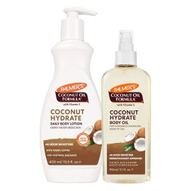 Palmer's Coconut Oil Formula Body Care bundle (Lotion & Oil)