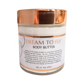 WFG WATERFALL GLEN SOAP COMPANY, LLC, Dream to Fly body butter, lilac and lily of the valley, shea butter, all over body moisturizer