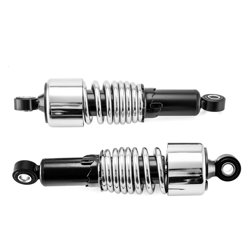 CB Chrome 10.5" Slammer Rear Absorber Shock Lowering Kit For