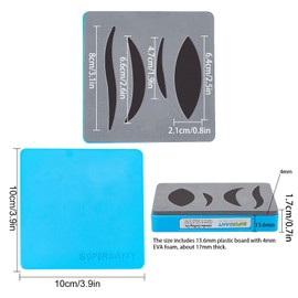 SUPERDANT Willow Leaves Leather Cutting Die Tassel Earring Wooden Die Cuts Keychain Pendant Cutting Mold Template for DIY Art Crafts Fabric Accessory Earring Jewelry Making and Home Decoration