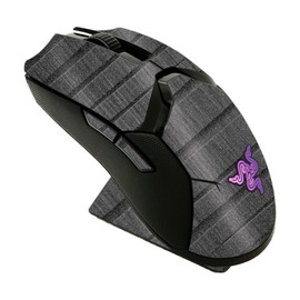 MightySkins Glossy Glitter Skin Compatible with Razer Viper Ultimate - Carved Wood | Protective, Durable High-Gloss Glitter Finish | Easy to Apply and Change Styles | Made in The USA