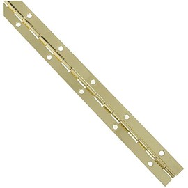 National Hardware N265-355 V570 Continuous Hinge in Brass,1-1/16" x 12"
