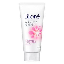[Bulk Purchase] Biore Skin Care Facial Cleanser, Scrub, Set of 2, 4.6 oz (130 g) (x 2)