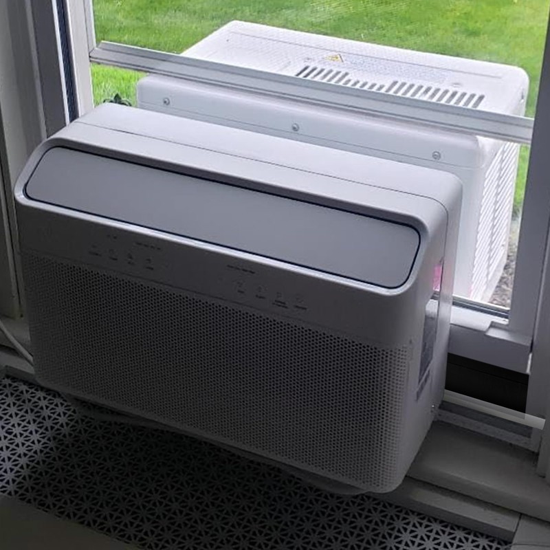 moonoom 2 Pack Air Conditioner Foam Block, Window AC Side