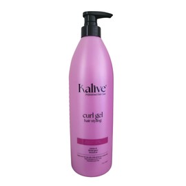 KALIVE Curl Gel 32 oz for Women - Defines All Types of Curls, Waves, and Textures for Natural or Permed Hair
