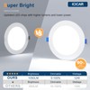 icicar 12 Pack 6 Inch LED Recessed Ceiling Lights, Dimmable