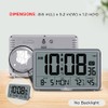 WallarGe Auto Set Digital Wall Clock Battery Operated, Desk Clocks