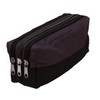 YNR Arpan Triple Pocket Zip Fabric Pencil Case Pouch -