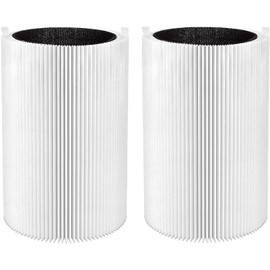 Smilyan 2 Pack Blue Pure 411 Filter Replacement for Blueair Blue Pure 411 411+ 411 Auto and Mini Air Purifier