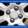 Wheel Bolt and Nut Caps Set, 21 Pieces, for 21
