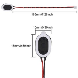 JUZITAO 12pcs Speaker 1 Watt 8 Ohm Mini Speaker 8ohm 1w Full-Range Cavity Advertising Machine Loudspeaker 3.3V 5V with JST-PH2.54mm-2 pin Interface for Small DIY Electronic Projects