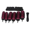 6 Pcs Round Hair Brush Set Detachable Ergonomic Handle Soft