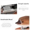 SHIDOW Wooden Animal Desk Stapler, Classic Style, Hedgehog