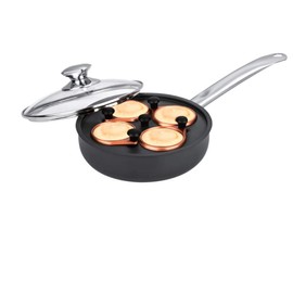 Aramco Hamilton Beach Aluminum Egg Poacher, 8in, Grey