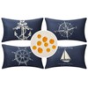HomeStilez Cushion Covers 30 x 50 cm Nautical Sailing Cushion