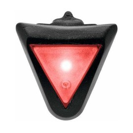 uvex plug-in LED XB039 luce, adatto ai modelli uvex i-vo, uvex air wing e finale junior, luce fissa e lampeggiante, black-red, one size