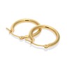 Art and Molly 14k Yellow Gold Hoop Earrings, 13mm (0.5