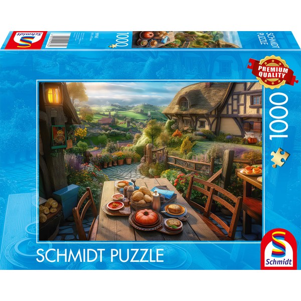Schmidt Spiele 59763 Breakfast with a View, 1000 Pieces, Multi-Coloured