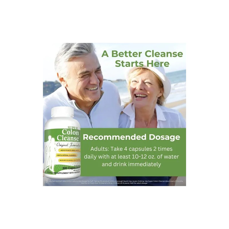 Health Plus Super Colon Cleanse 300 Cápsulas