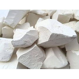 Kaolin Edible Clay Chunks | 100% Natural & Food Grade | White Kaolin Chunks for Eating, Skincare, and Cosmetics | 4 oz (113g)