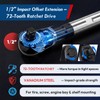 GIRAVO 1/2" Offset Extension Wrench Impact Set, Switchable 3-in-1 Drive