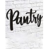 Sign Pantry Sign Metal. Pantry Letter. ( Letrero Para Despensa).