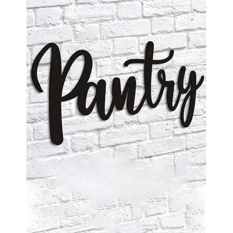 Sign Pantry Sign Metal. Pantry Letter. ( Letrero Para Despensa).