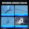 KOSIMI 2 Bottles Car Windshield Crack Repair Kit, Upgraded Car