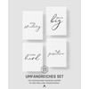 BLCKART Bathroom Poster Set, Stylish Bathroom Wall Pictures with Sayings,