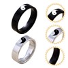 COHEALI 2sets Yin Ring Set Couples Ring for Him and