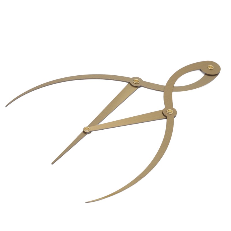 Eyebrow Ruler Multifunctional Stainless Steel 3 Point Positioning Ruler for