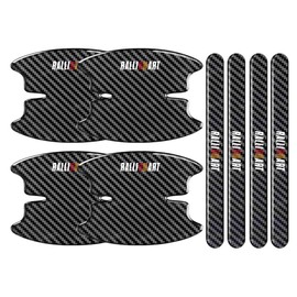 RALLIART Door Handle Protector, Pajero, Delica, D, Lancer EX, RVR, Aspire, Charisma, Galant, Diamante, Digi, Tidevonaia, eK Cloth, eK Wagon, Mini Cab, Dress Up, Door Guard, Carbon Pattern, Scratch