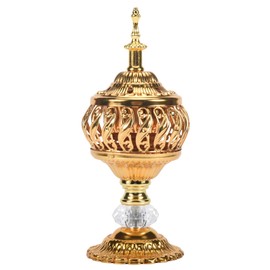 Hausdec Metal Arab Censer - Desktop Incense Burner for Sticks & Cones