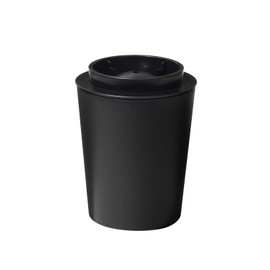 LIKE-IT STK-08L Clear Ice Tray, Ice Cube Maker, Approx. Diameter 4.3 x Height 5.5 inches (11 x 14 cm), Black, Made in Japan, Round 2.8 inches (7 cm)