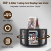 360° 6-Sides Rotation Graded Trading Game Baseball Football Sports Cards