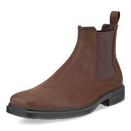 ECCO Men's Helsinki 2.0 Double Gore Chelsea Boot, Potting Soil Nubuck, 7-7. 5