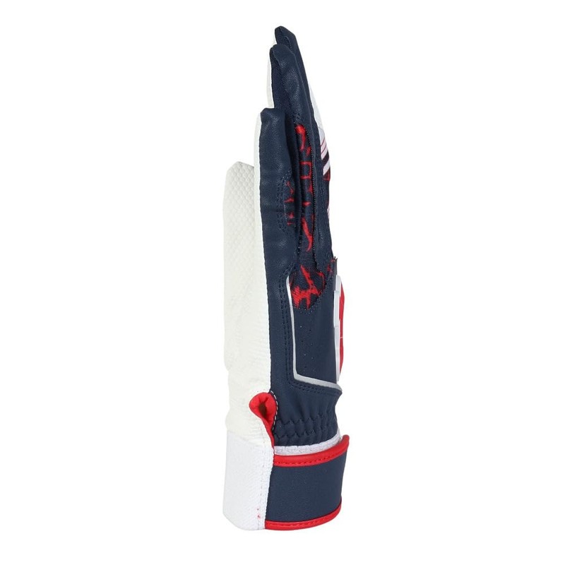 UA Clean Up Batting Gloves 6001310 (410) Midnight Navy, White,