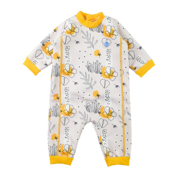 Splash About Warm In One Baby Warming Wetsuit, Flower Meadow,