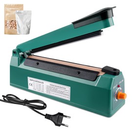 Bordeag Heat Sealer 200 mm Film Welding Machine, Beam Welding Machine, Bag Sealer Sealer Sealing Machine, Hand Operated Welding Device for PP and PE Bags